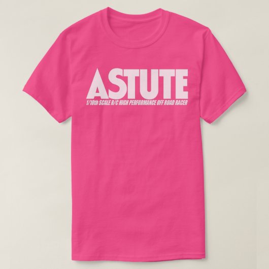 Retro RC Tamiya Astute White T-shirt (Design voorkant)