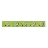 Retro Reading Woman Grosgrain Ribbon Grosgrain Lint (Voorkant)