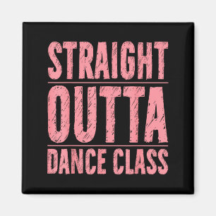 Retro Rechtstreeks Uit Hip Hop Dansles Dansen Magneet