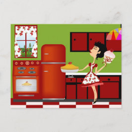 Retro Recipcard Briefkaart