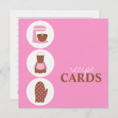 Retro Recipe Kaarten (Voorkant / Achterkant)