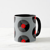 Retro Record Coffee-Mok Mok (Voorkant rechts)