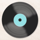 Retro Record Paper Drink Party Onderzetters (Voorkant)