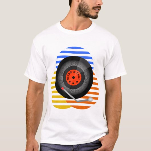 Retro Record T-shirt (Voorkant)
