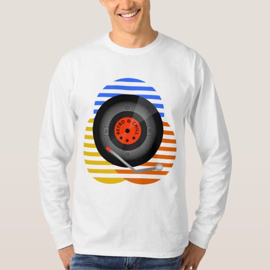Retro Record T-shirt (Voorkant)