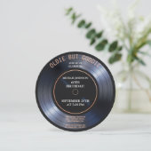 Retro  Record Vinyl Platenspeler Kaart (Staand voorkant)