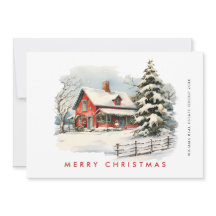 Retro Red Boerderij Barn Christmas Corporate
