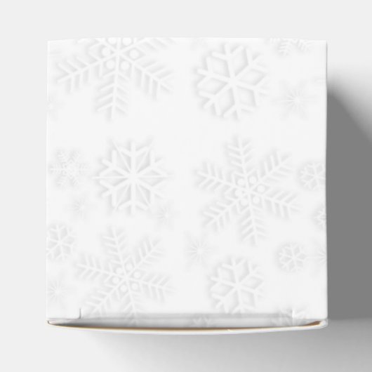 Retro Red Car met kerstboom Bedankdoosjes (Bovenkant)