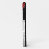 Retro Red iPhone 5 Coque (Dos/Gauche)