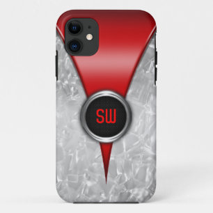 Retro Red iPhone 5 Coque