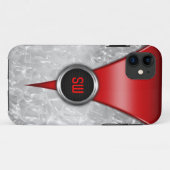Retro Red iPhone 5 Coque (Dos (Horizontal))