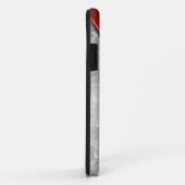 Retro Red iPhone 5 Coque (Dos/Droite)