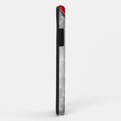 Retro Red iPhone 5 Coque (Dos/Droite)