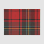 Retro Red Plaid Whimsical Christmas  Tissuepapier (Voorkant)