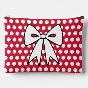 Retro Red Polka Dot Cosmetics Bag Gift Etui