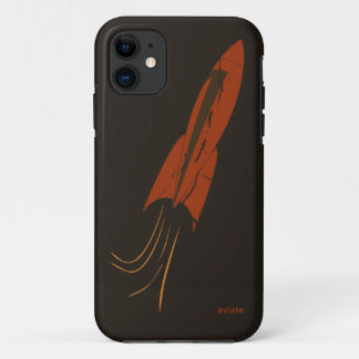 Retro Red Rocket iPhone 5 Hoesje door aviate.