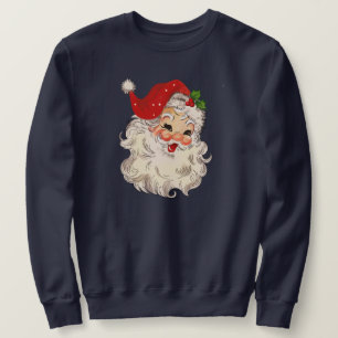  Retro Red Santa Unisex Sweatshirt