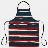 Retro Red Stripes Schort (Voorkant)