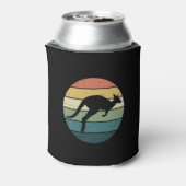 Retro Regenboog Kangoeroe Blikjeskoeler (Blikje Achterkant)