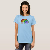 Retro regenboog Shirt (Voorkant volledig)