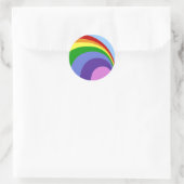 Retro Regenboog Stickers (Tas)