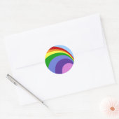 Retro Regenboog Stickers (Envelop)