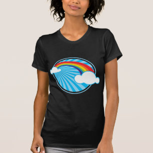 RETRO REGENBOOG T-SHIRT