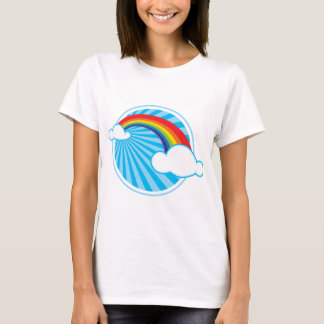 RETRO REGENBOOG T-SHIRT