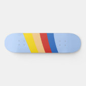 Retro-regenboogskateboard Skateboard (Horizontaal)