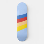 Retro-regenboogskateboard Skateboard (Voorkant)