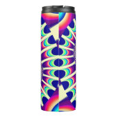 Retro regenboogventiel thermosbeker (Achterkant)