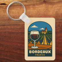 Retro Reis Bordeaux Frankrijk Wijngaard Vintage