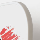 Retro Reiskaart van North Carolina State Pickleball Paddle (Links Detail)