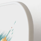 Retro Reiskaart van Pennsylvania State Pickleball Paddle (Links Detail)