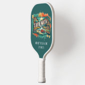 Retro Reiskaart van South Dakota State Pickleball Paddle (Links)
