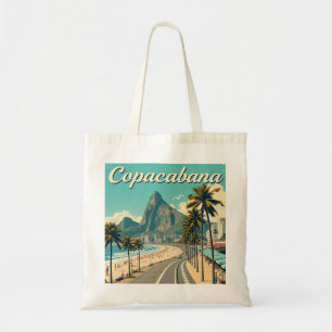 Retro Reizen - Copacabana Beach Tote Bag