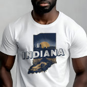 Retro Reizen Iconische Indiana Graphic T-shirt