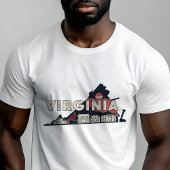 Retro Reizen Iconische Virginia Graphic T-shirt