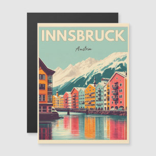 Retro reizen Innsbruck Tirol - Oostenrijkse Alpen 
