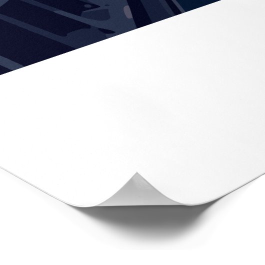 Retro Reizen Parijs Frankrijk Bestemming Wall Art Poster (Hoek)