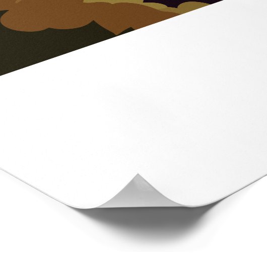 Retro Reizen Rome Italië Bestemming Muur Kunst Poster (Hoek)