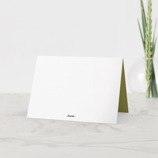 Retro rendierkerstbruiloft bedankkaart (Achterkant)