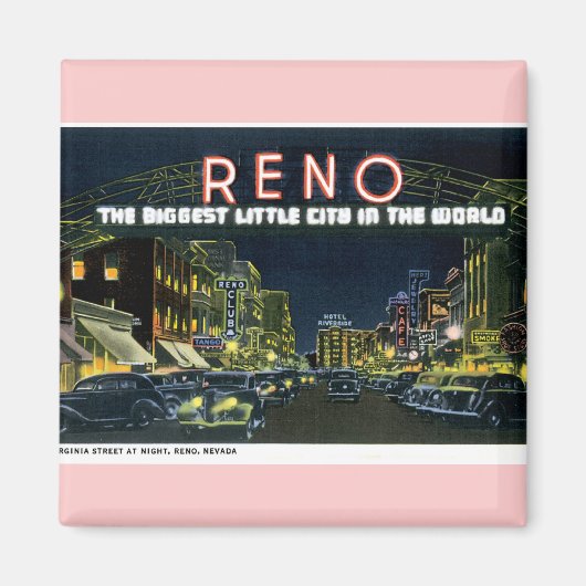 Retro Reno Magneet (Voorkant)