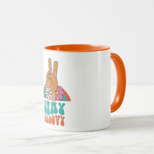 Retro Restez Super Combo Mug (Devant droit)