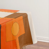 Retro Retro Rettangel geometrisch mid-Century mod  Tafelkleed (Voorbeeld)