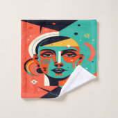 Retro revival bad handdoek (Wasdoekje)