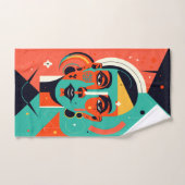 Retro revival bad handdoek (Handdoek)