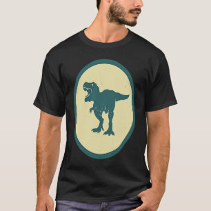 Retro Rex Dinosaur Wilde Dier T-shirt
