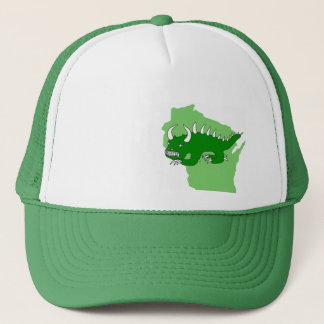Rétro Rhinelander Hodag et casquette du Wisconsin
