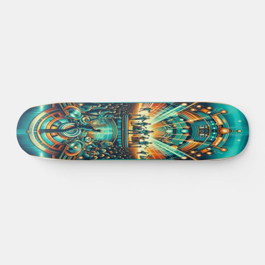 "Retro Rhythms Festival Deck" Skateboard (Horizontaal)